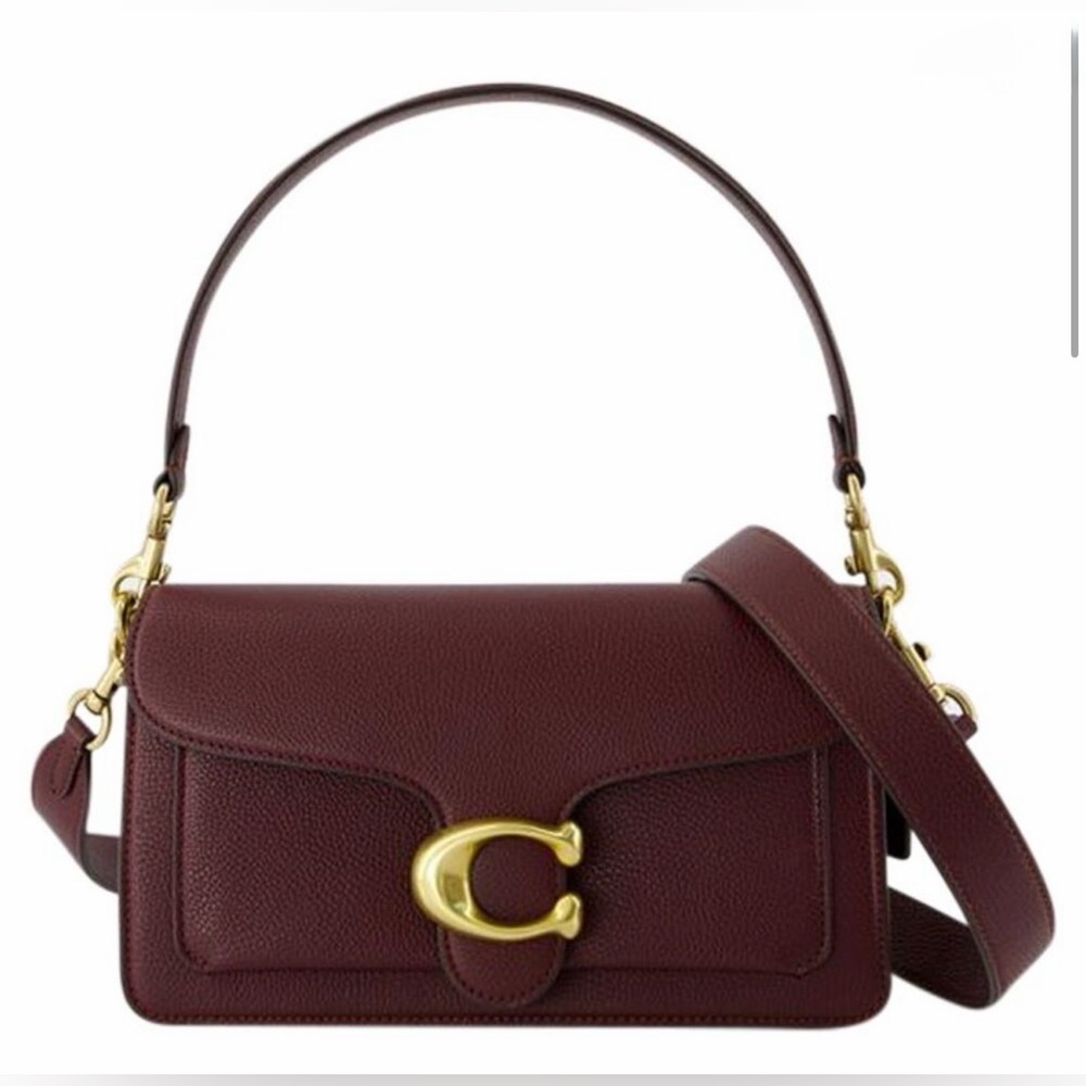 Coach Tabby 26 Wine/Brass Shoulder Bag